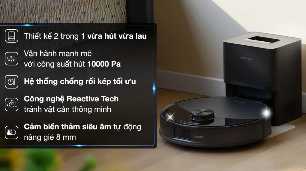 Robot hút bụi lau nhà Roborock Q10 PF+ sở hữu hệ thống chống rối kép tối ưu
